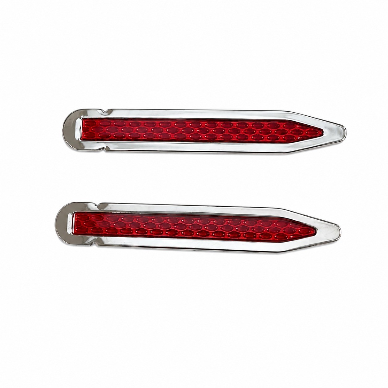 Red Collar Stiffeners for Men – Onyx Art CS05 Premium Metal Shirt Collar Stays