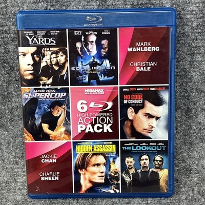 Blu-Ray Miramax Multi-Feature 6 High Power Action Movies Super Cop Jackie Chan