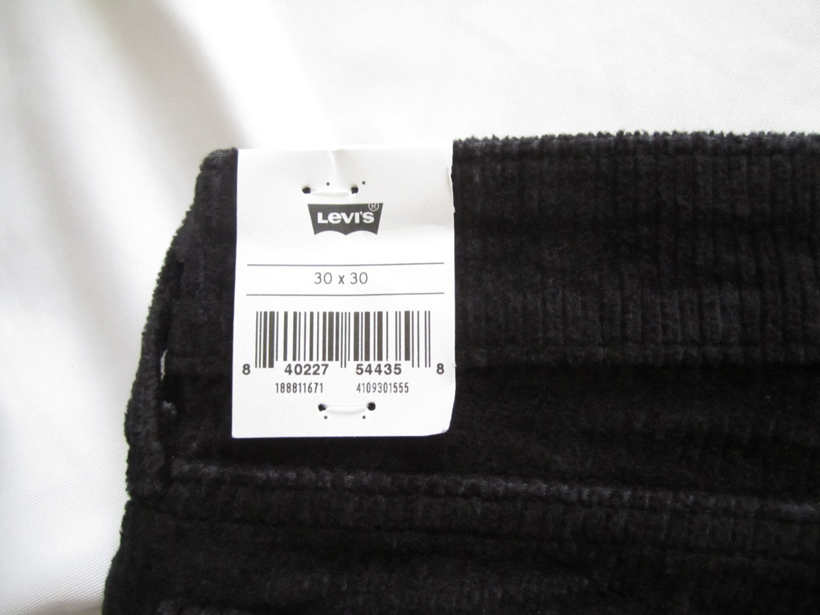 New Women Levis 711 Skinny Corduroy Black Pants Sz 30x30 (WP302) thumbnail 7