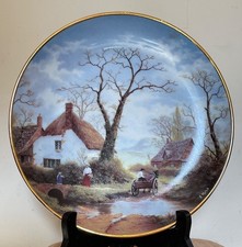 DANBURY MINT - Set of 4 Plates - 'A Country Calendar' New boxed