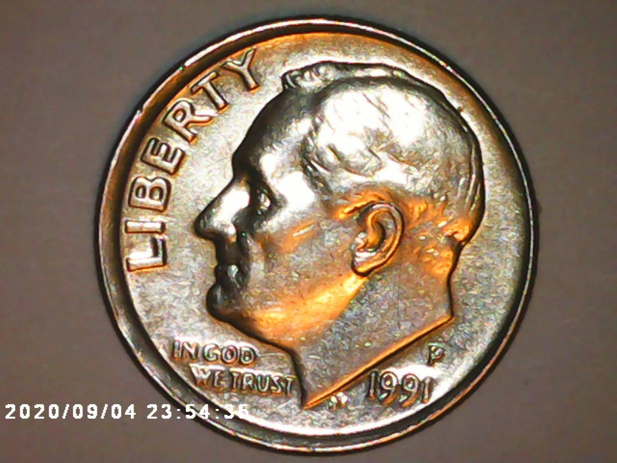 Roosevelt Dime Philadelphia 1991 US Coin Errors for sale | eBay
