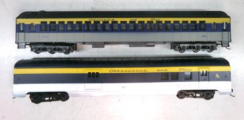(2) Coches de pasajeros HO Con-Cor IHC Chesapeake y Ohio (lote 5345) | Zustand: Used