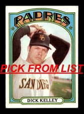 1972 Topps Baseball 2-238 EX/EX-MT Pick From List All PICTURED ss3