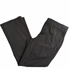 NWT Women's Crown & Ivy Black Pleated Straight Leg Dress Pants, Size 8 P