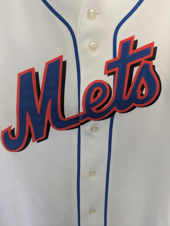 New York Mets White Carlos Beltran jersey sz xl majestic stitched - Image 2 of 4