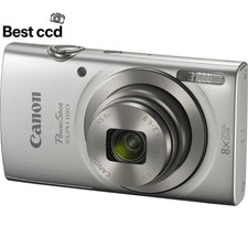 90 New Canon PowerShot ELPH 180 HS / IXUS 175 20MP Digital Camera Sliver W/SD
