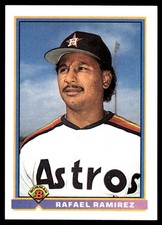 Rafael Ramirez 1991 Bowman #564 Astros MLB READ FREE SHIPPING AutographDen