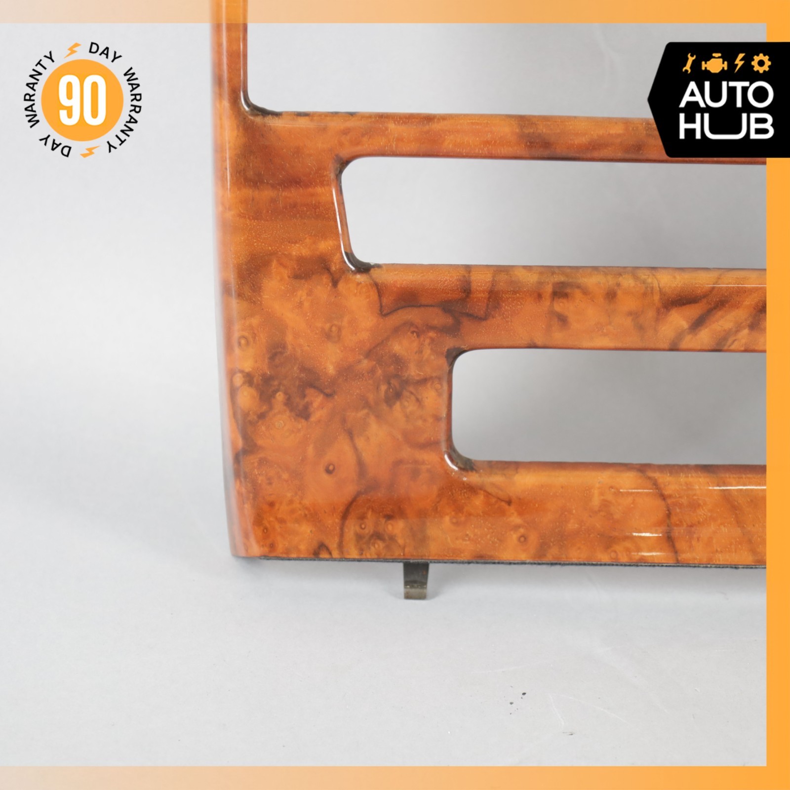 99-02 Rolls Royce Silver Seraph Center Console Climate Trim Panel Wood OEM