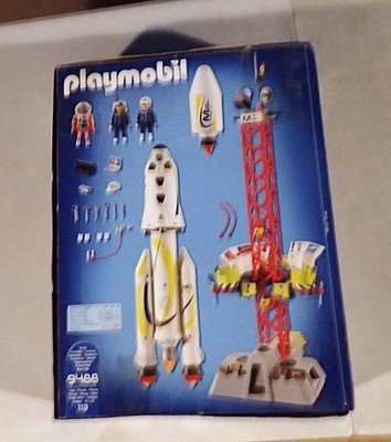 PLAYMOBIL Mission Rocket with Launch Site (9488) for sale online
