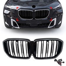 Sport Nieren Grill K�hlergrill Doppelsteg mit LED F�r BMW X5 G05 LCI ab 2023