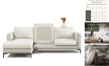 Miracle Sofa Cover - Plush Back Cushion Cover with Ultra-Soft, S Back Cover