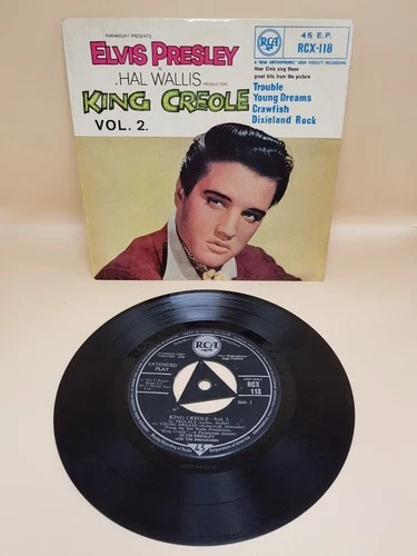 Elvis Presley King Creole Vol.2 7" Vinyl E.P. Single Record 1958 RCA