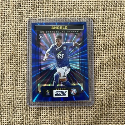 Angelo Gabriel /50 Panini Score Ligue 1 2023-24 Rookie Card RC Strasbourg 