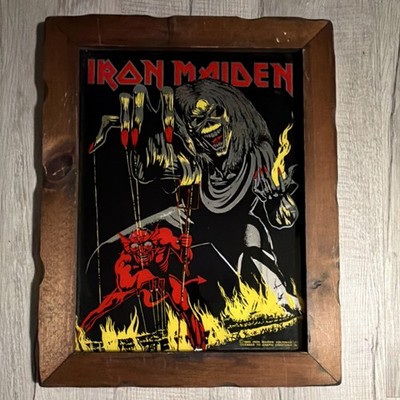 Iron Maiden Holdings Ltd 1985 Licensed Wood Music Picture Frame