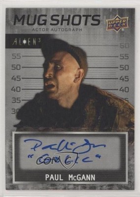 2021 Upper Deck Alien 3 Mug Shots Inscriptions Paul McGann #MS-PM Auto 1tb4