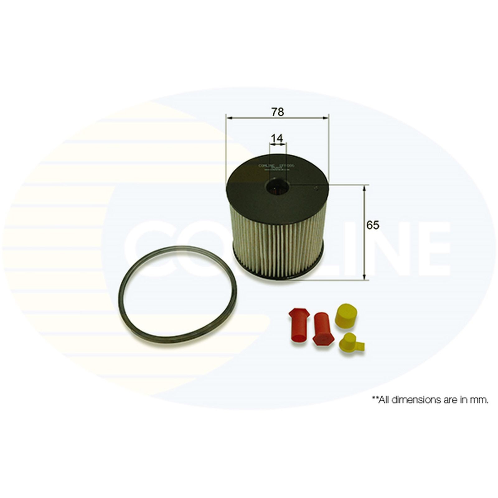 Fuel Filter EFF086 Comline 1901.65 9401906768 1541267G10 1906.76 1541267G10000