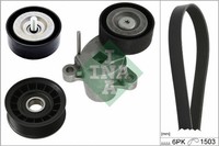 Keilrippenriemensatz Schaeffler INA 529 0337 10 FüR CCN MAX HF Ford CB1 Fiesta 7