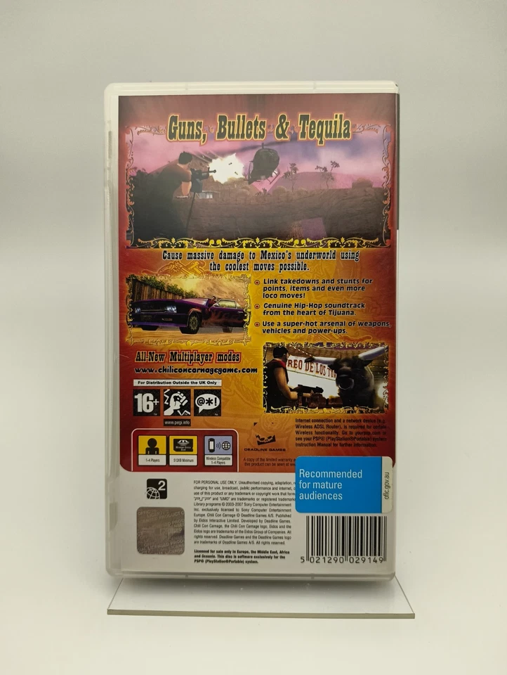 Chili Con Carnage - PlayStation Portable (PSP, 2007, PAL) Complete with Manual - Image 2 of 3