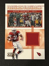 David Johnson 2020 Score Freshman Flashbacks Materials FF-DAJ Cardinals