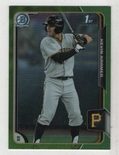 2015 Bowman Draft Chrome Kevin Kramer 1st RC Rookie Green Refractor /99 Pirates