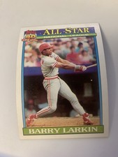 1991 Topps All Star Barry Larkin Cincinnati Reds
