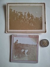 Foto Antiche Fine 800 Primi 900 Caccia E Cacciatori Cartonate 1902 Lotto Di 2