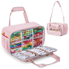 Marker Organizer Case Holding up to 216 Markers, Marker Storage Carrying Bag,...