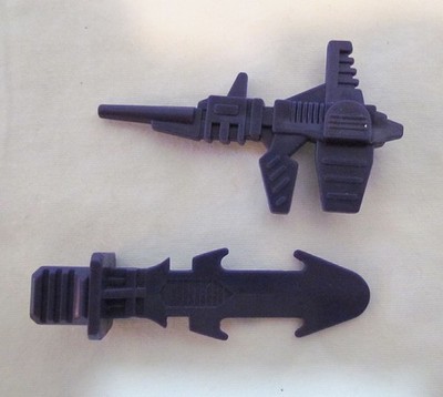 TRANSFORMERS G1 ELECTRON SCIMITAR & GYRO BLASTER RIFLE for 1985 BLITZWING HASBRO
