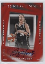 2023 Panini Origins WNBA Legacy Signatures Red 11/49 Becky Hammon Auto HOF 3hd