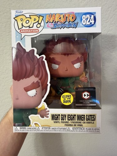 Funko Pop! Naurto : Might Guy (Eight Inner Gates) Naruto GLOWS #824 - Picture 1 of 5