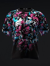 Custom Name Blossom - Neon Pink Blue Bowling ...