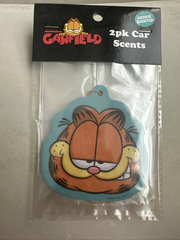 Garfield 2pk Cookie Scented Car Air Fresheners HTF
