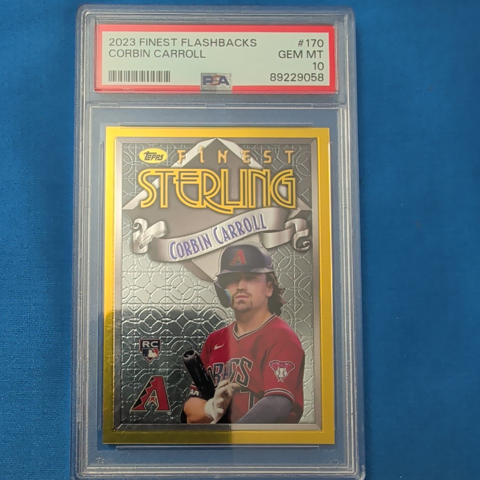 2023 Topps Finest Flashbacks - Finest Sterling Corbin Carroll #170 (RC) view 2