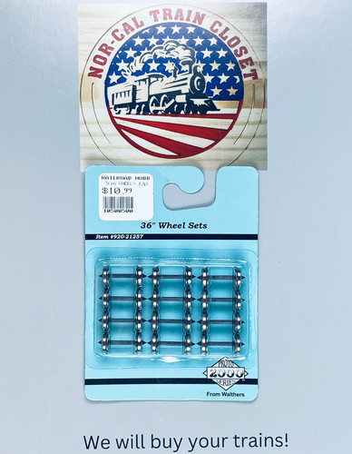 HO Proto 2000 de Walthers 920-21257 33" Juego de ruedas de metal (12 juegos de ruedas) | Zustand: Used