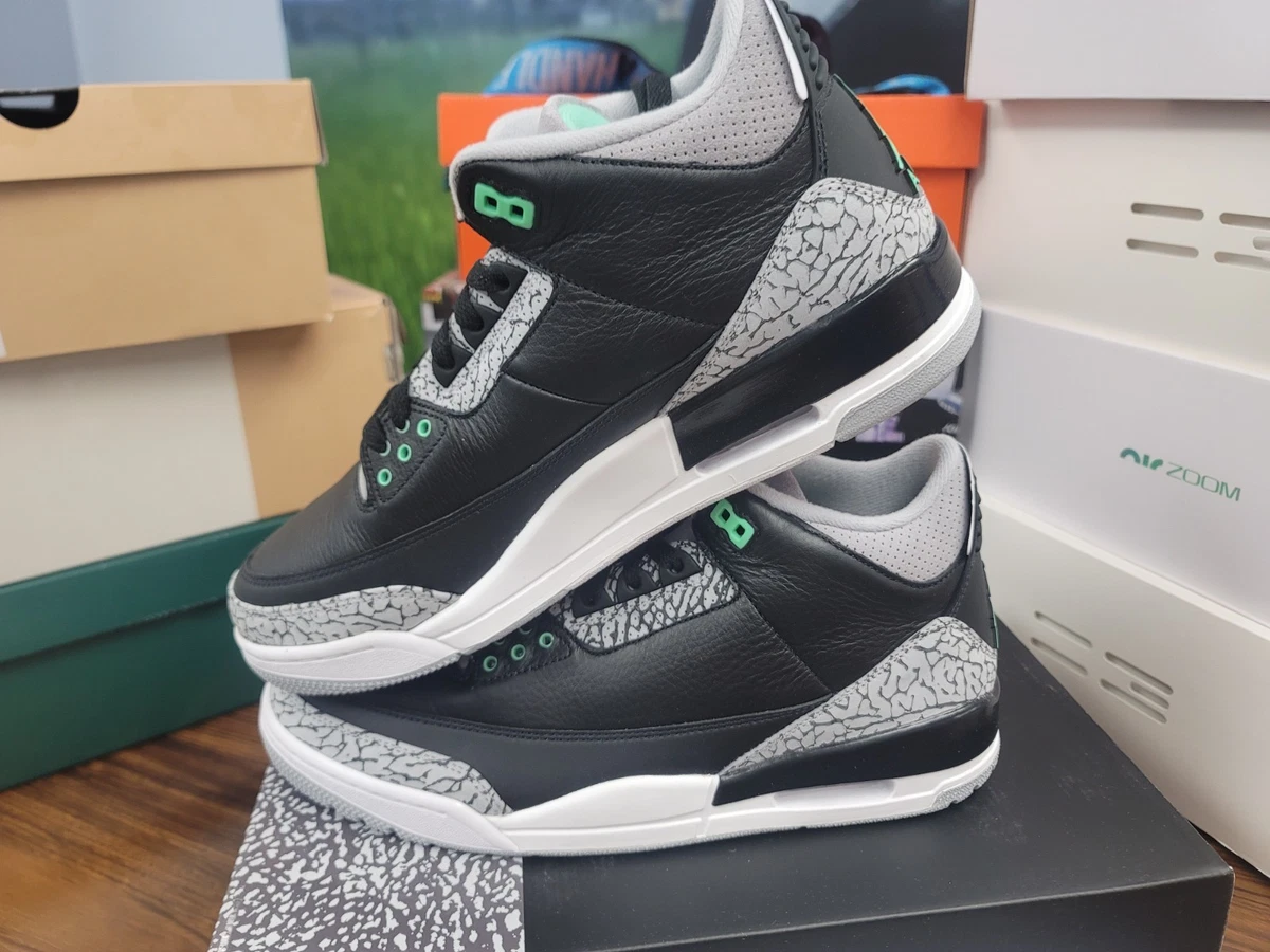 Jordan 3 Retro Green Glow for Sale | Authenticity Guaranteed | eBay