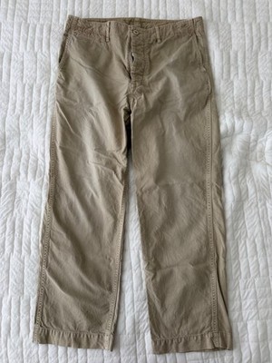 Visvim - HW CHINO DMGD - 0124205008004 Pants - Beige - Size 3