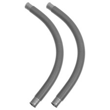 2Pcs 45cm Sink Overflow Pipe Sink Drain Pipe Expandable Drain Tube UK