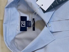 Cutter & Buck Men's Size XL L/S Shirt  Light Blue Marriott Resort Sawgrass Logo