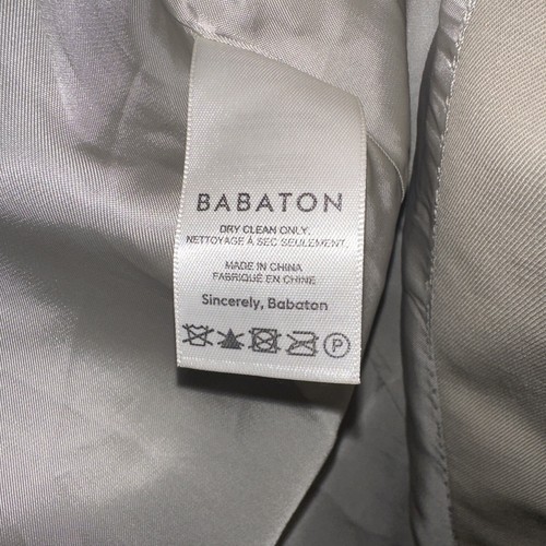 Aritzia Babaton Agency Relaxed Single-Breast Wool Blazer Tundra Taupe Sz Lge New - Picture 8 of 12
