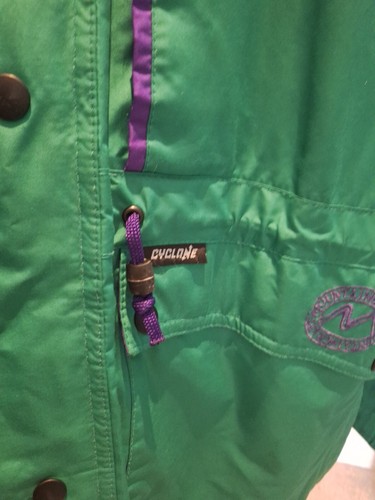 (D*) Mountaincraft Cyclone Ladies Jacket Green/purple Size M 48" With Wired Hood - Picture 3 of 11
