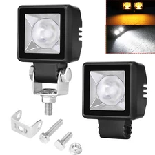 2X 2" 40W LED Cube Work Light Bar Spot Pods Driving Reverse Fog DRL Off Road 12V