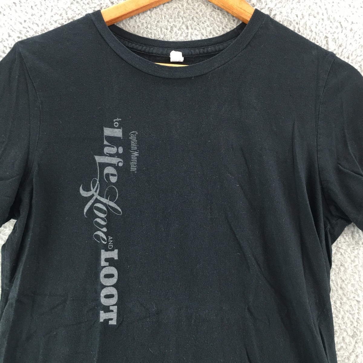The Favorite Tee Tshirt Womens XG Black Cotton Short Sleeve Crew