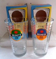 2 verres à bière VEDETT , 33 cl , en boite d'origine , ref 1251