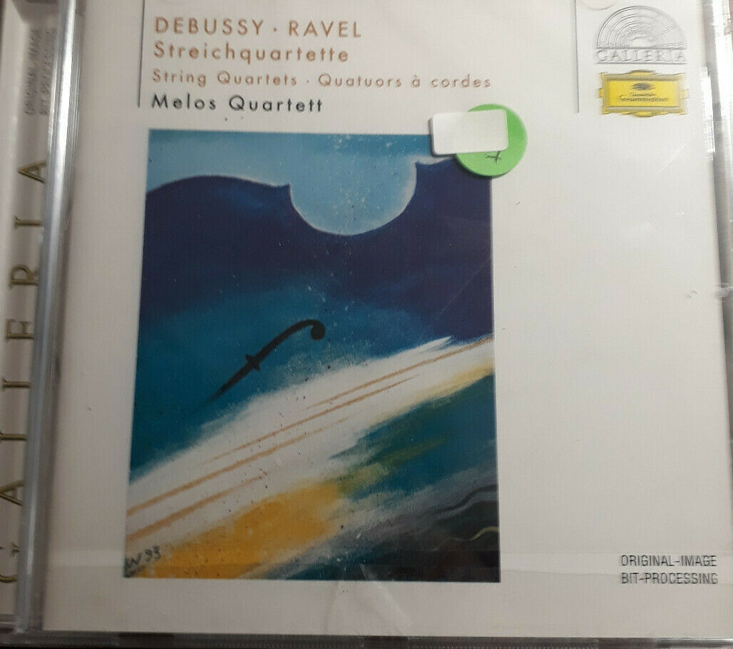 DEBUSSY RAVEL MELOS QUARTETT- STREICHQUARTET Gmin OP10 & F MAJOR *CD NEW SEALED