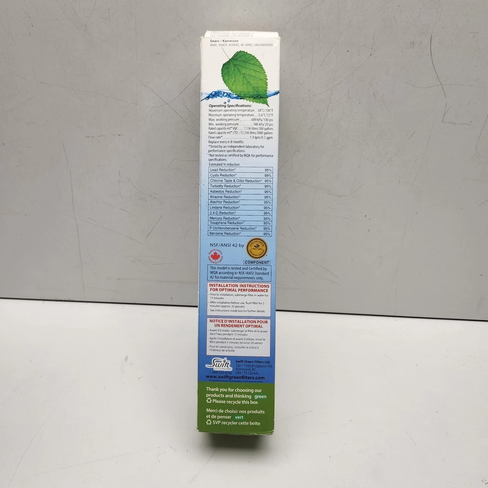 Swift Green Filters SGF-LB60 Refrigerator Water Filter Fits LG, Sears & Kenmore - Image 4 of 4