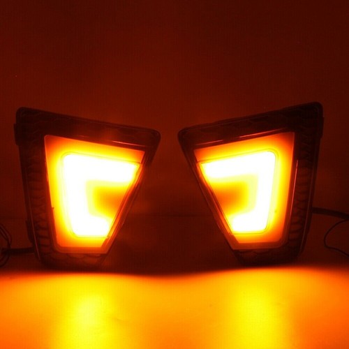2Pcs Rear Bumper Lamp Tail Light with Brake Signal fits 2014-2017 Honda Fit Jazz - Picture 6 of 9