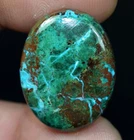 29.90 Cts. 100% Natural Chrysocolla Cabochon Metaphysical Green Healing Crystal