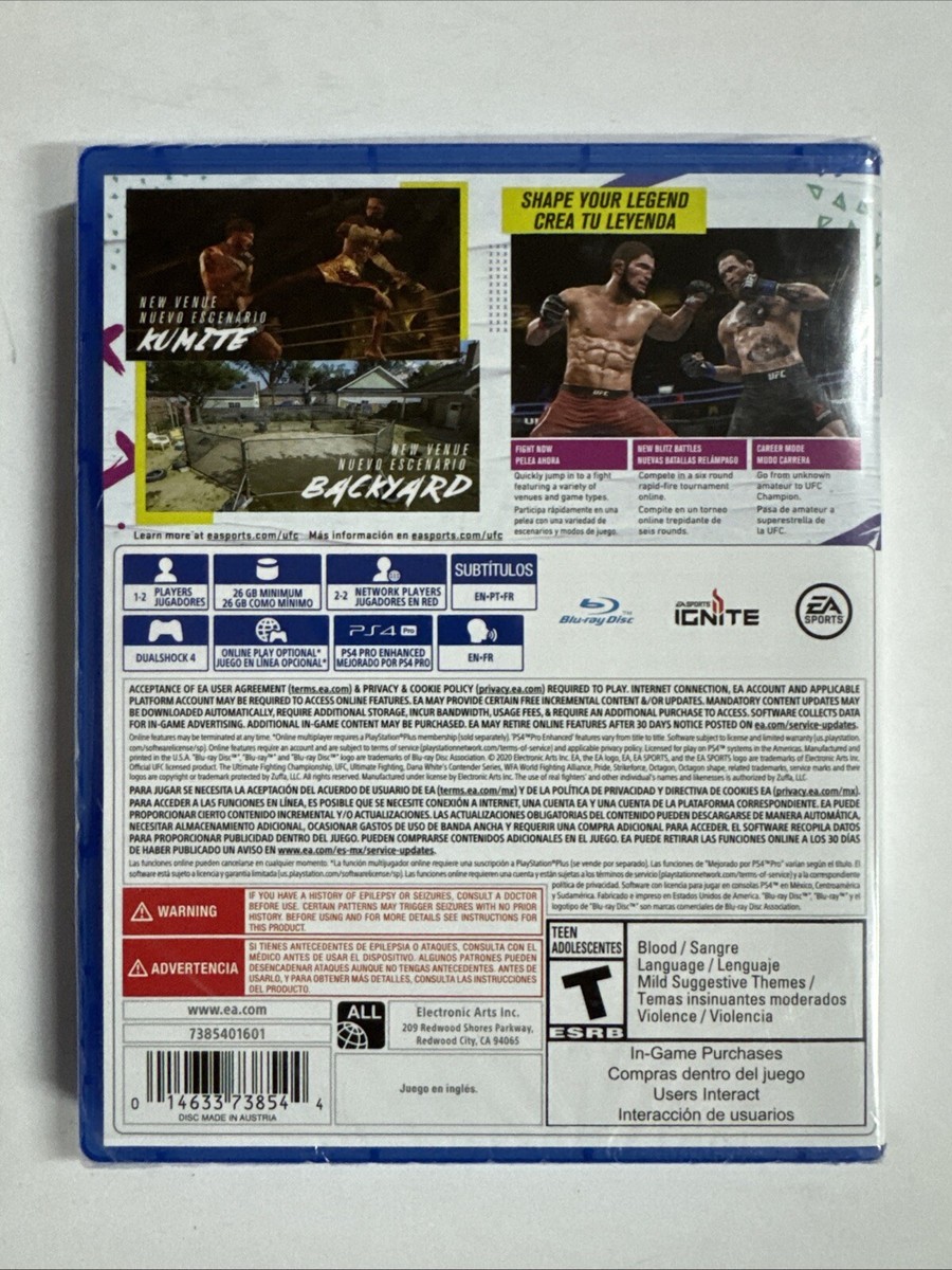 Buy UFC 4 - Sony PlayStation 4 online | eBay