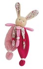 Peluches et doudous roses Babynat en velours pour bébé
