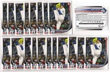 x25 Roki Sasaki 2025 Bowman Baseball Rookie Card #12 lot Los Angeles Dodgers RC!